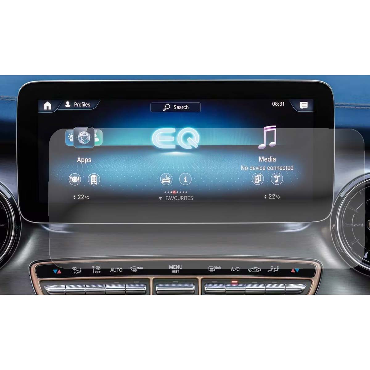 Displayschutz für Mercedes EQV Touchscreen - Display Folie – ev-screen