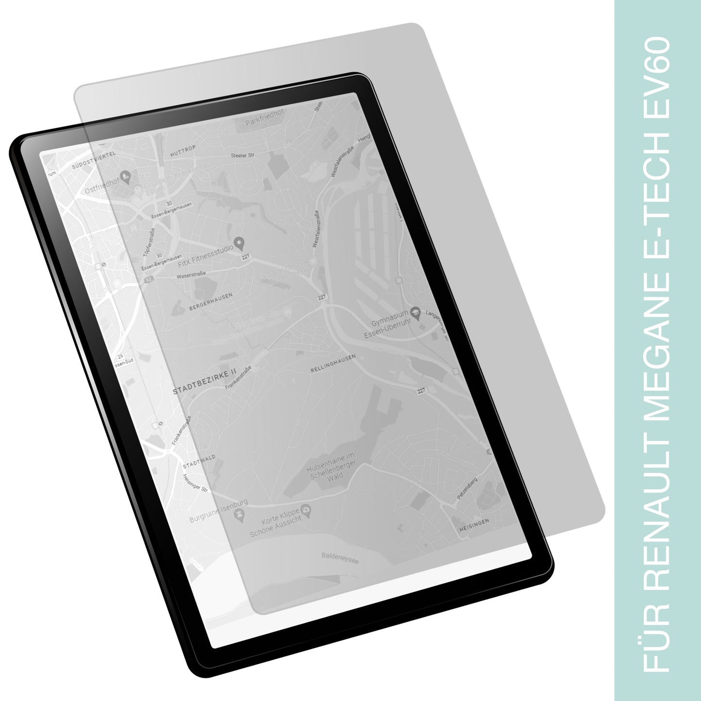 Display-Schutzfolie passend für Renault Megane E-Tech EV60 Touchscreen Display