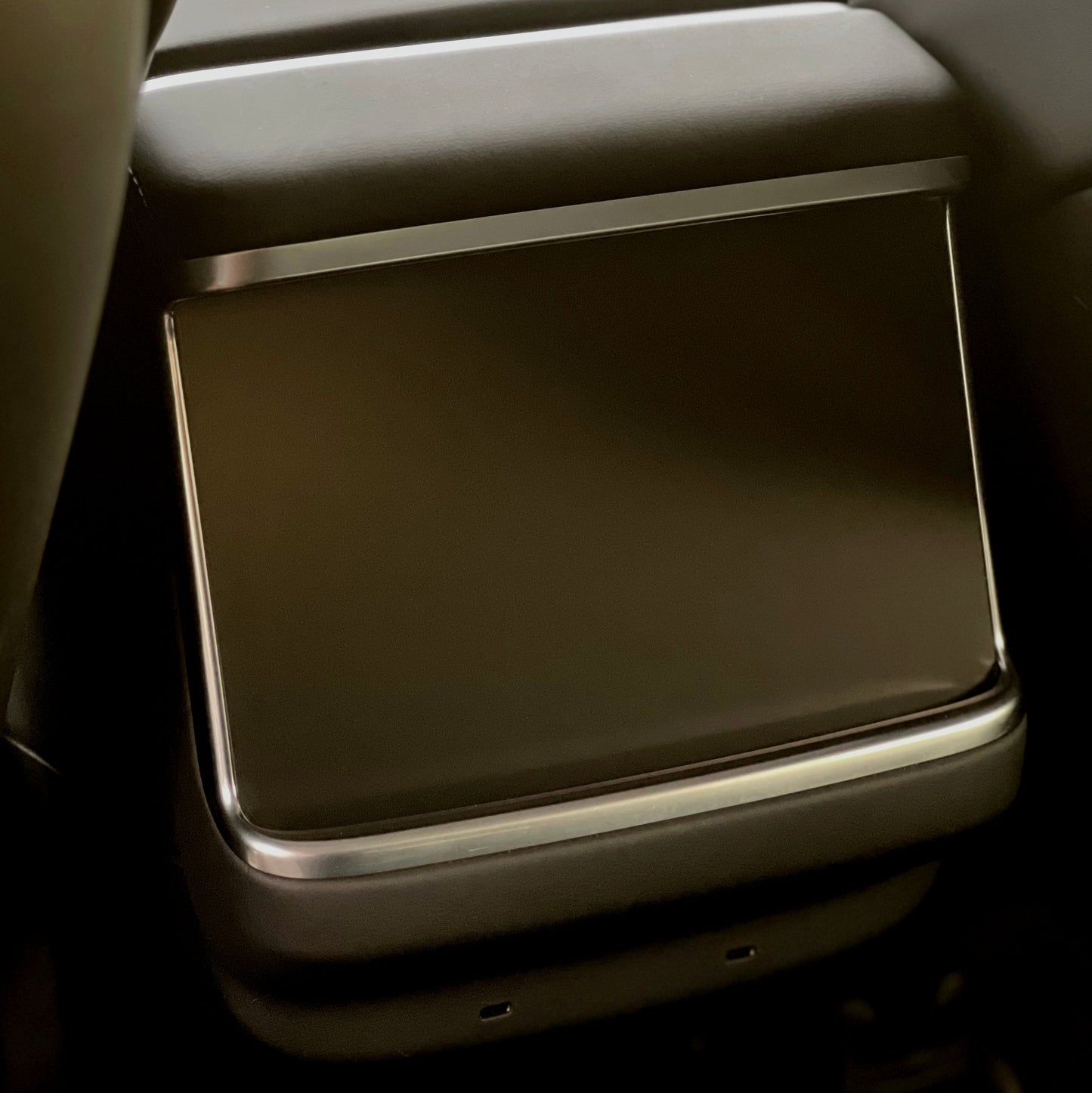 Schutzfolie für Rücksitz Display des Tesla Model S Plaid matt Displayschutz Folie