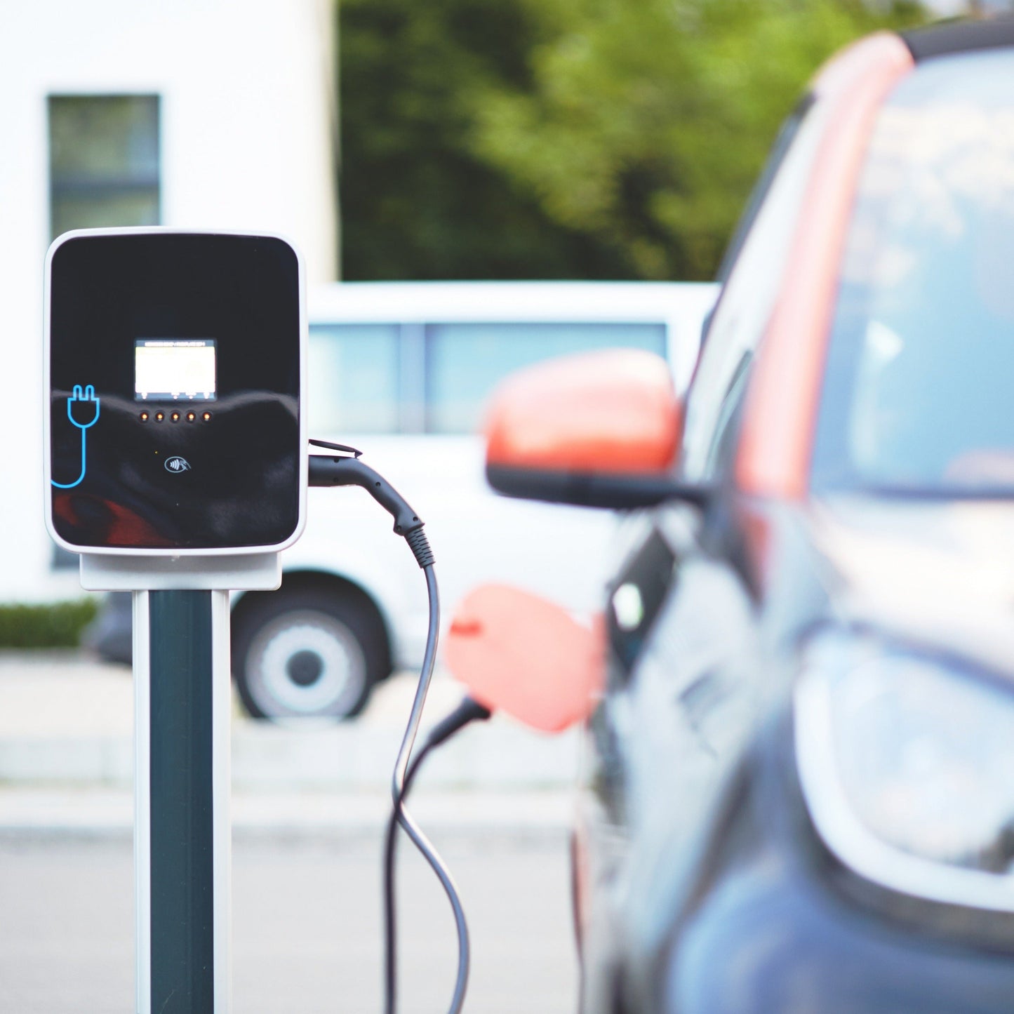 Schutzfolie für Wallbox Touchscreen Oberfläche E-Auto Ladestation