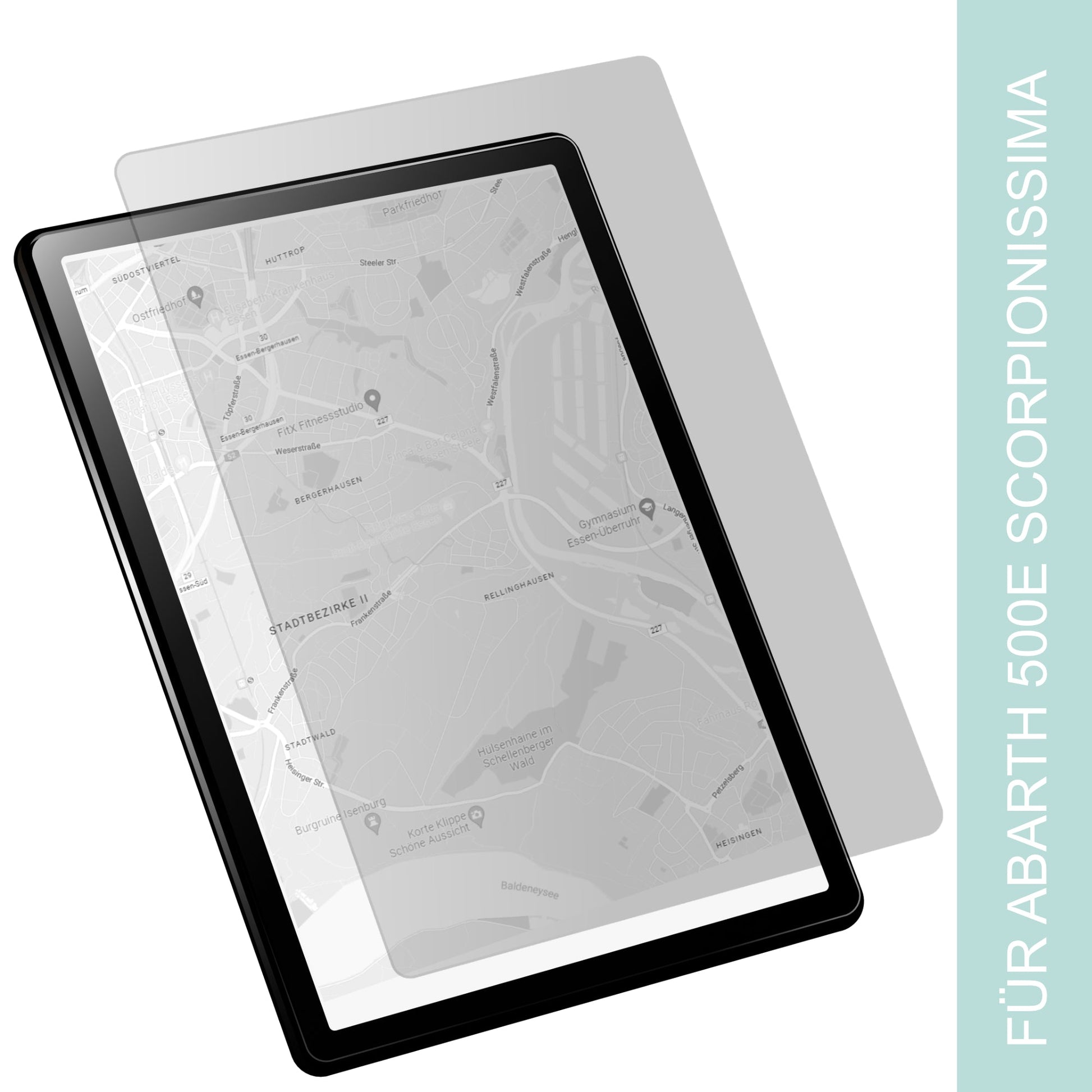 Display-Schutzfolie passend für Abarth 500e Touchscreen Display
