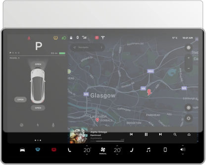 Displayschutz für Tesla Model S Plaid Touchscreen - Display Folie