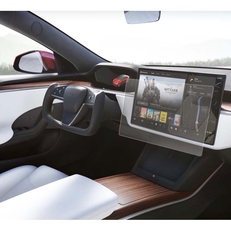 Displayschutz für Tesla Model S Plaid Touchscreen - Display Folie