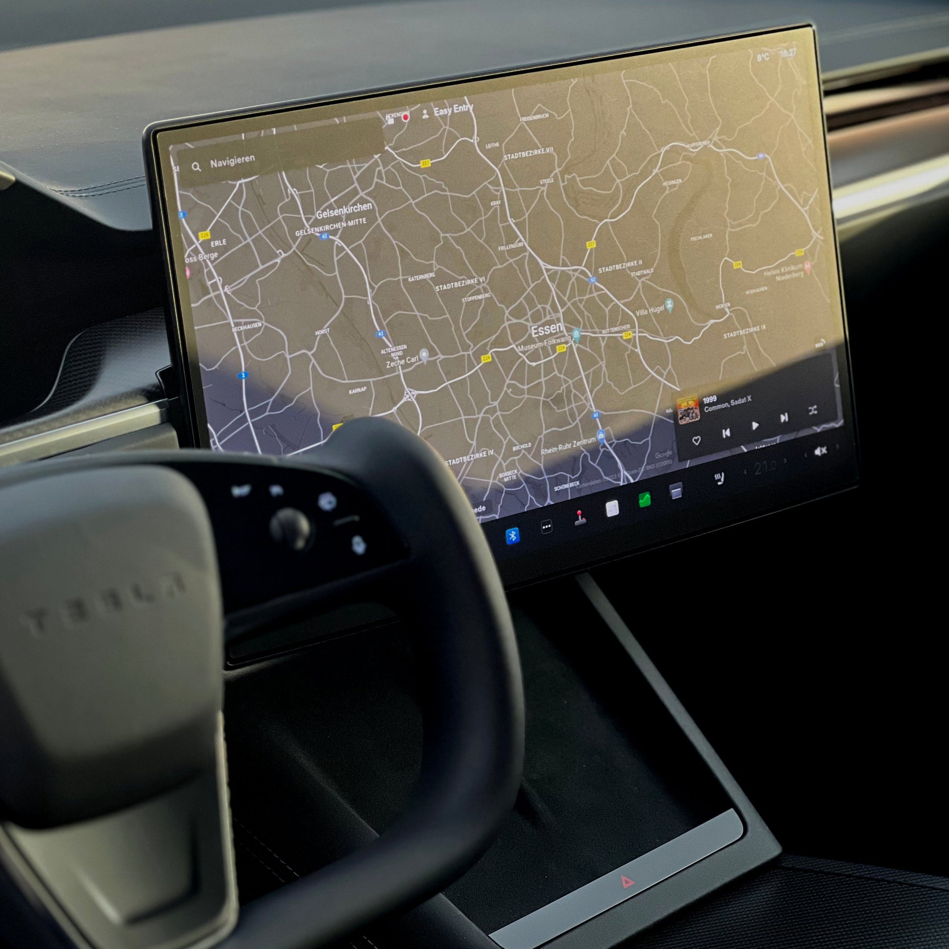 Tesla Model S/X: Displayschutzglas für vorderes und hinteres Display (